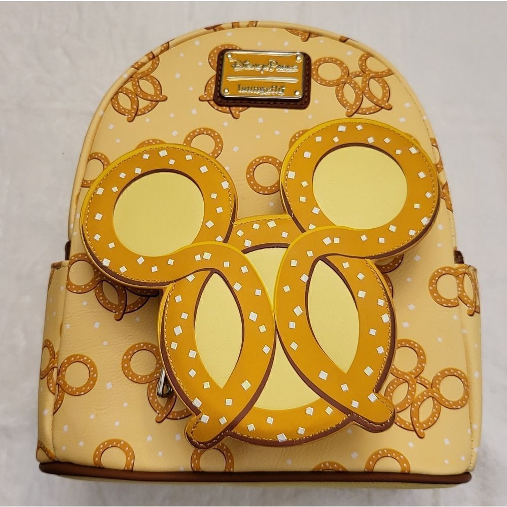 Disney Parks Loungefly Mickey Pretzel Scented Mini Backpack